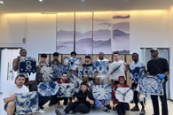 靛蓝扎染悟匠心，茶韵太极展风华——外国留学生沉浸式体验中华文化