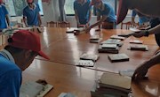 机电工程学院2018级工业机器人技术1班开展“整洁书海，舒适阅读”志愿服务活动