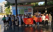 机电工程学院学生第二党支部、机电创新小组、博奥机械协会师生共同开展“不忘初心、牢记使命”主题党日活动